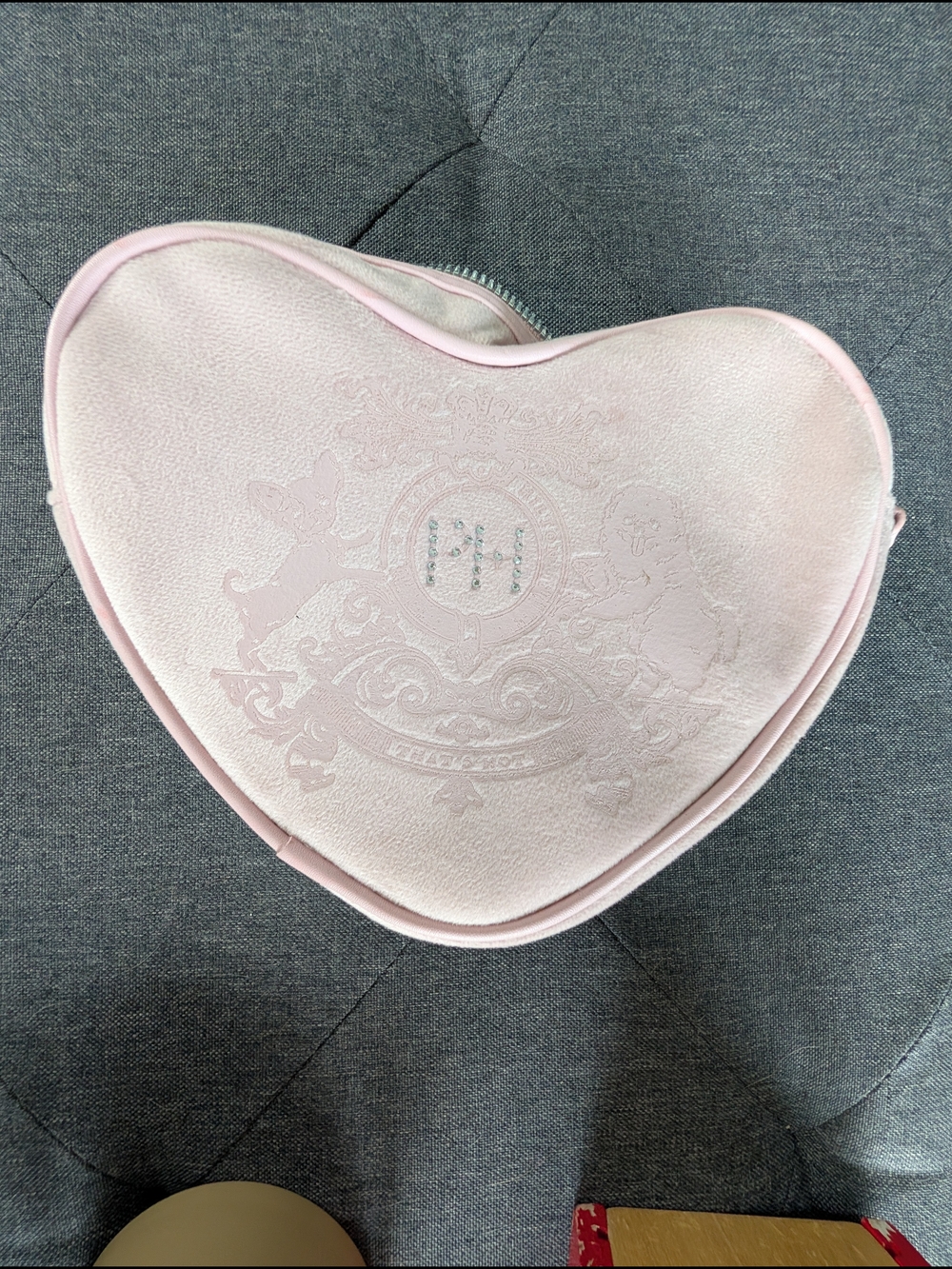 Paris Hilton Heart-Shaped Pink Bag STRAPS NOT INCLUDED